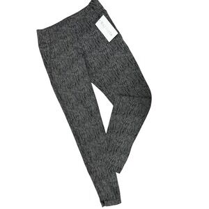 Athleta Delancey Skyline Textured Tight Women M Black NWT Leggings S161-0004